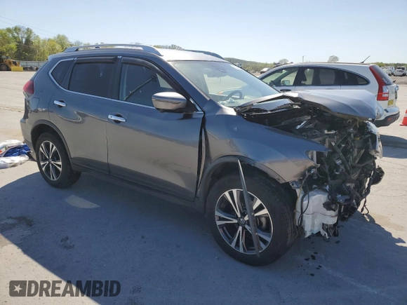 2019 Nissan Rogue SV with VIN JN8AT2MV2KW395087, listed as a Copart auction lot 53240965 with 97,237 mi miles and Salvage Title. Bid and sale history available at carsss.com. Image 4.