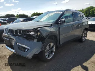 2019 Jeep Compass High Altitude z VIN 3C4NJDCB9KT704520, wystawiony jako Copart lot #58820335 z przebiegiem 17 061 mil mil oraz Szkoda całkowita • Salvage title. Historia ofert i sprzedaży dostępna na DreamBid. Obrazek 1.
