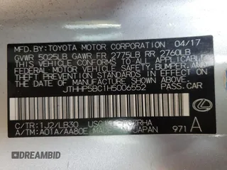 2017 Lexus RC F F z VIN JTHHP5BC1H5006552, wystawiony jako Copart lot #48879795 z przebiegiem 64 593 mil mil oraz Szkoda całkowita • Salvage title. Historia ofert i sprzedaży dostępna na DreamBid. Obrazek 12.