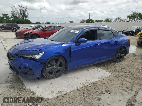 2023 Acura Integra Technology with VIN 19UDE4H61PA008603, listed as a Copart auction lot 63264645 with 24,082 mi miles and Salvage title. Bid and sale history available at DreamBid. Image 1.