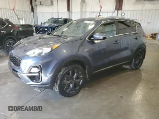 2021 Kia Sportage S with VIN KNDP6CAC5M7868435, listed as a Copart auction lot 50157335 with 79,727 mi miles and Salvage Title. Bid and sale history available at DreamBid. Image 1.