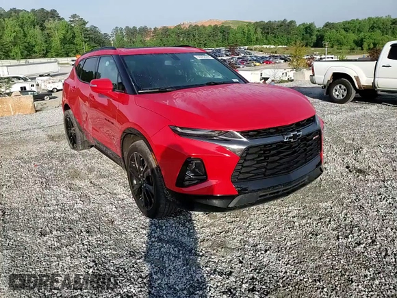 2019 Chevrolet Blazer RS with VIN 3GNKBERS7KS687307, listed as a Copart auction lot 55068695 with 106,875 mi miles and Salvage title. Bid and sale history available at DreamBid. Image 14.