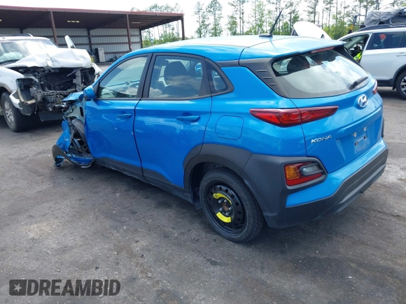2021 Hyundai Kona SE with VIN KM8K12AA7MU638068, listed as a IAAI auction lot 42012280 with 67,637 mi miles and . Bid and sale history available at DreamBid. Image 3.