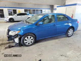 2009 Toyota Corolla with VIN 2T1BU40E49C142631, listed as a Copart auction lot 53734185 with 146,676 mi miles and Salvage Title. Bid and sale history available at carsss.com. Image 1.