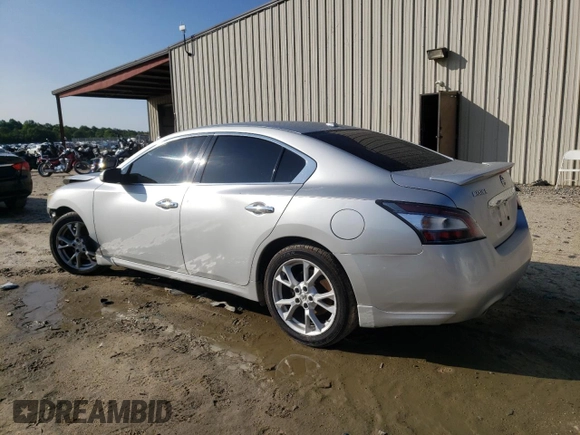 2012 Nissan Maxima SV z VIN 1N4AA5APXCC844047, wystawiony jako Copart lot #58928675 z przebiegiem 80 374 mil mil oraz Szkoda całkowita • Salvage title. Historia ofert i sprzedaży dostępna na DreamBid. Obrazek 2.