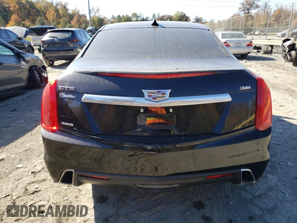 2017 Cadillac CTS Luxury AWD with VIN 1G6AX5SS4H0114979, listed as a Copart auction lot 68262784 with 44,731 mi miles and Salvage Title. Bid and sale history available at DreamBid. Image 6.