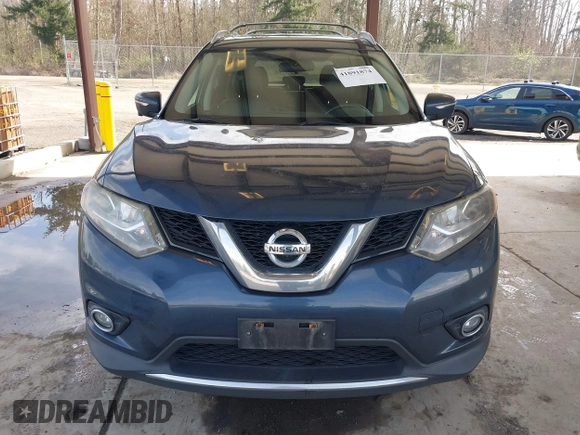 2015 Nissan Rogue SL with VIN 5N1AT2MV7FC916285, listed as a IAAI auction lot 41891874 with 102,105 mi miles. Bid and sale history available at carsss.com. Image 12.