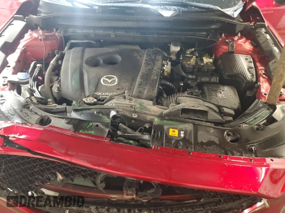 2019 Mazda CX-5 Sport with VIN JM3KFBBMXK0520235, listed as a Copart auction lot 53780355 with 89,281 mi miles and Salvage Title. Bid and sale history available at DreamBid. Image 12.