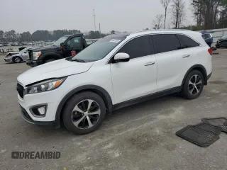 2016 Kia Sorento EX with VIN 5XYPH4A18GG125810, listed as a Copart auction lot 49037535 with 161,383 mi miles and Salvage Title. Bid and sale history available at carsss.com. Image 1.