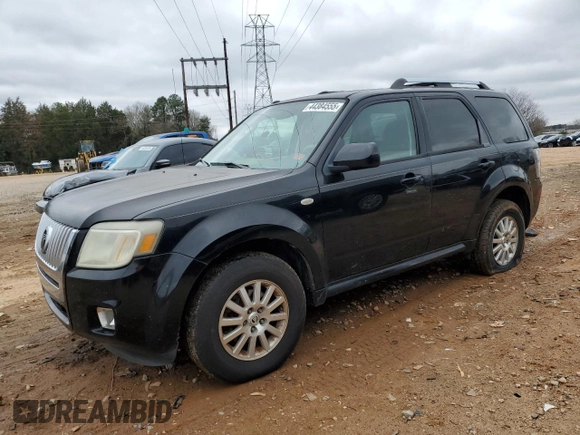 2009 Mercury Mariner Premier z VIN 4M2CU87749KJ12895, wystawiony jako Copart lot #44384555 z przebiegiem 278 370 mil mil oraz Tytuł czysty. Historia ofert i sprzedaży dostępna na DreamBid. Obrazek 1.