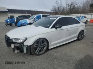2018 Audi A3 with VIN WAUJ8HFF2J1028317, listed as a Copart auction lot 45559545 with 68,728 mi miles and Salvage title. Bid and sale history available at DreamBid. Image 1.