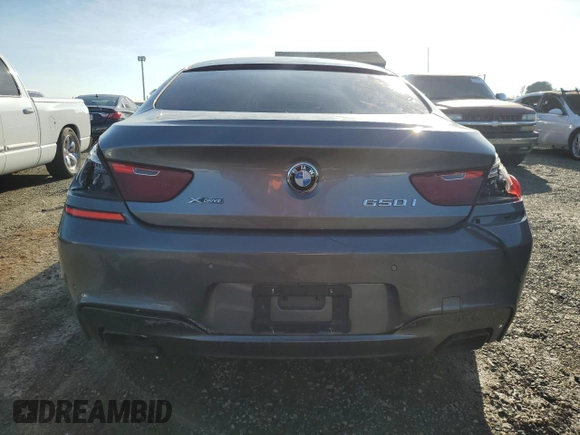 2013 BMW 6 Series 650i xDrive with VIN WBA6B4C57DDG67777, listed as a Copart auction lot 85151914 with 0 mi miles and Clean Title. Bid and sale history available at carsss.com. Image 6.