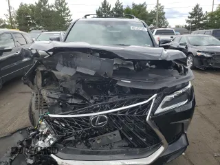 2020 Lexus LX with VIN JTJDY7AX0L4315342, listed as a Copart auction lot 70881694 with 65,917 mi miles and Salvage Title. Bid and sale history available at carsss.com. Image 5.