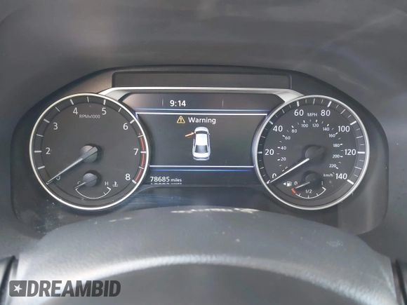 2021 Nissan Altima SV with VIN 1N4BL4DV0MN384955, listed as a IAAI auction lot 42353612 with 78,685 mi miles and . Bid and sale history available at DreamBid. Image 7.