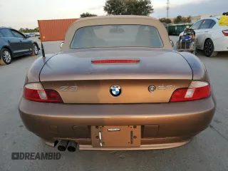 2001 BMW Z3 2.5i with VIN WBACN33441LM02664, listed as a Copart auction lot 76189564 with 90,136 mi miles and Salvage Title. Bid and sale history available at carsss.com. Image 6.