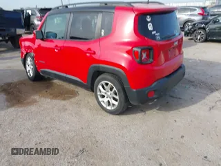 2015 Jeep Renegade Latitude with VIN ZACCJABT0FPB53417, listed as a IAAI auction lot 41861385 with 152,005 mi miles. Bid and sale history available at carsss.com. Image 3.