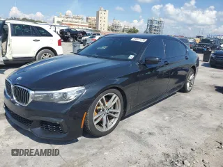 2017 BMW 7 Series 740i xDrive with VIN WBA7E4C53HGU99133, listed as a Copart auction lot 73007174 with 84,542 mi miles and Non Repairable. Bid and sale history available at carsss.com. Image 1.
