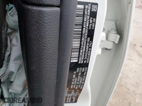 2021 Jeep Renegade Sport with VIN ZACNJDAB4MPM11800, listed as a Copart auction lot 44103615 with 54,027 mi miles and Salvage title. Bid and sale history available at DreamBid. Image 15.