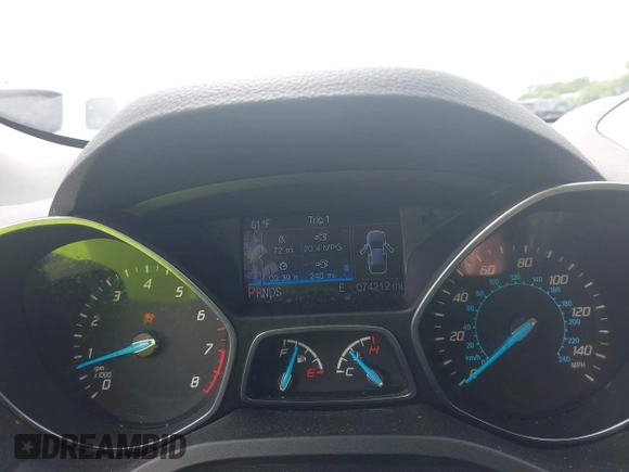 2013 Ford Escape SEL with VIN 1FMCU9H90DUC52981, listed as a IAAI auction lot 42506500 with 74,212 mi miles and . Bid and sale history available at DreamBid. Image 15.
