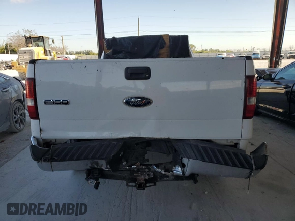 2004 Ford F-150 XL with VIN 1FTRF12W54NB62406, listed as a Copart auction lot 51927575 with 255,216 mi miles and Salvage Title. Bid and sale history available at carsss.com. Image 6.