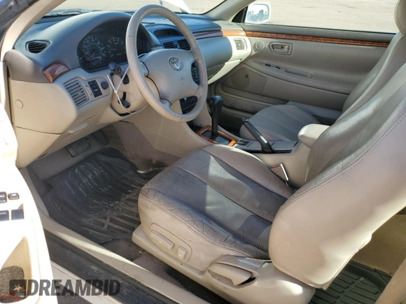 2002 Toyota Solara SE with VIN 2T1CF28PX2C599393, listed as a Copart auction lot 83866384 with 192,882 mi miles and Clean Title. Bid and sale history available at DreamBid. Image 8.