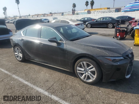 2022 Lexus IS with VIN JTHAA1D28N5118132, listed as a Copart auction lot 85524764 with 11,291 mi miles and Salvage Title. Bid and sale history available at carsss.com. Image 4.