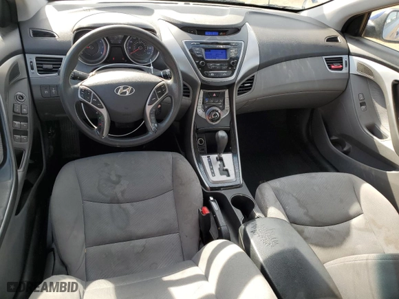 2013 Hyundai Elantra Limited with VIN KMHDH4AE9DU767318, listed as a Copart auction lot 50759595 with 126,933 mi miles and Clean Title. Bid and sale history available at carsss.com. Image 8.