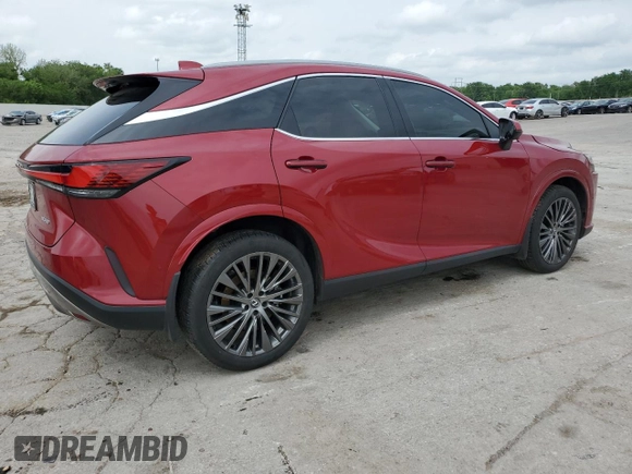 2023 Lexus RX 350 with VIN 2T2BAMBA3PC017342, listed as a Copart auction lot 55048645 with 21,543 mi miles and Salvage title. Bid and sale history available at DreamBid. Image 3.