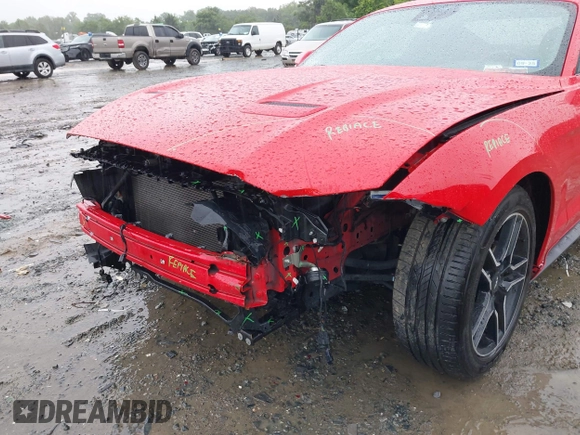 2022 Ford Mustang EcoBoost z VIN 1FA6P8TH2N5138273, wystawiony jako IAAI lot #42321056 z przebiegiem 59 856 mil mil oraz . Historia ofert i sprzedaży dostępna na DreamBid. Obrazek 6.