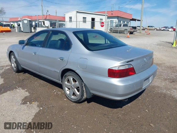 2003 Acura TL Type S with VIN 19UUA56803A024369, listed as a IAAI auction lot 41891199 with 206,727 mi miles. Bid and sale history available at carsss.com. Image 3.