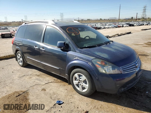 2009 Nissan Quest S with VIN 5N1BV28U69N104646, listed as a Copart auction lot 88790275 with 117,640 mi miles and Clean Title. Bid and sale history available at carsss.com. Image 4.
