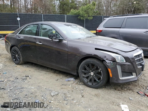 2014 Cadillac CTS Luxury AWD with VIN 1G6AX5S37E0159192, listed as a Copart auction lot 48868515 with 252,227 mi miles and Non Repairable. Bid and sale history available at DreamBid. Image 4.