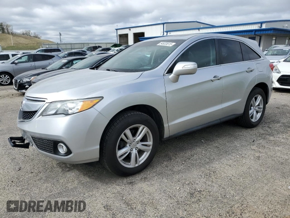 2015 Acura RDX Tech Pkg with VIN 5J8TB4H56FL007378, listed as a Copart auction lot 54633615 with 128,715 mi miles and Non Repairable. Bid and sale history available at carsss.com. Image 1.