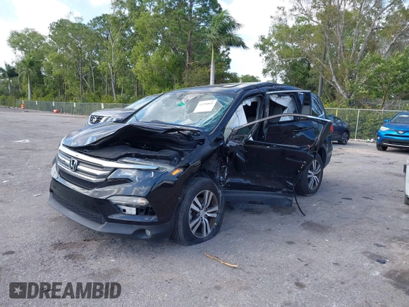 2018 Honda Pilot EX-L with VIN 5FNYF5H51JB025281, listed as a IAAI auction lot 41250845 with 1 mi miles. Bid and sale history available at carsss.com. Image 2.