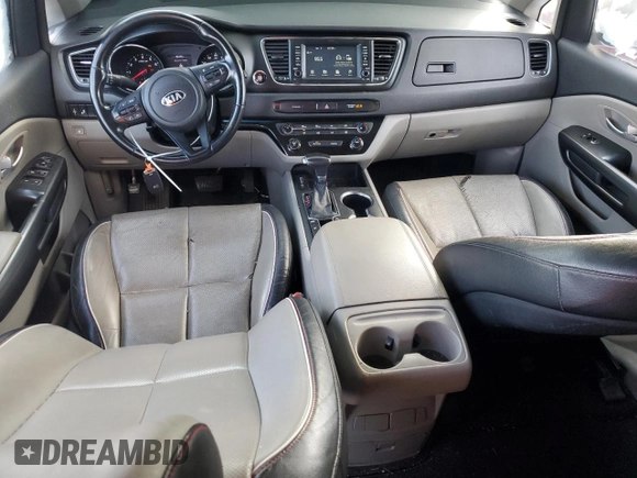 2019 Kia Sedona EX with VIN KNDMB5C19K6517665, listed as a Copart auction lot 85963624 with 102,400 mi miles and Clean Title. Bid and sale history available at carsss.com. Image 8.
