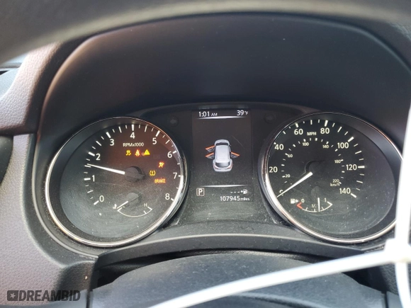 2018 Nissan Rogue Sport S with VIN JN1BJ1CR6JW258207, listed as a Copart auction lot 46476845 with 107,945 mi miles and Salvage Title. Bid and sale history available at carsss.com. Image 9.