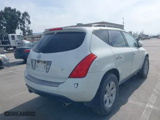 2006 Nissan Murano S with VIN JN8AZ08T26W423617, listed as a IAAI auction lot 41751723 with 181,797 mi miles. Bid and sale history available at carsss.com. Image 4.