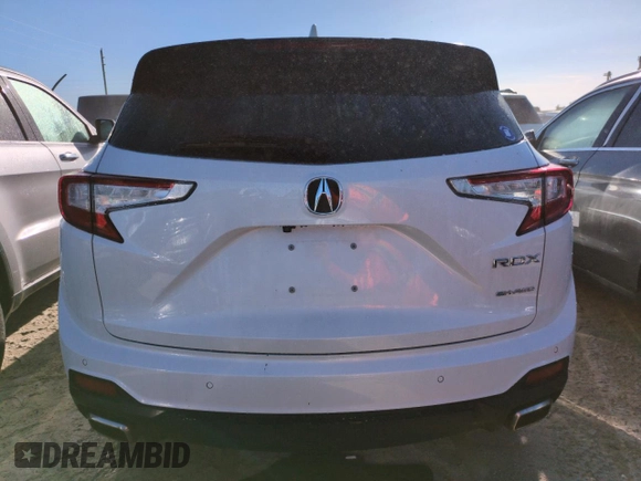2022 Acura RDX w/Advance Package with VIN 5J8TC2H74NL004562, listed as a Copart auction lot 74045604 with 0 mi miles and Non Repairable. Bid and sale history available at carsss.com. Image 6.