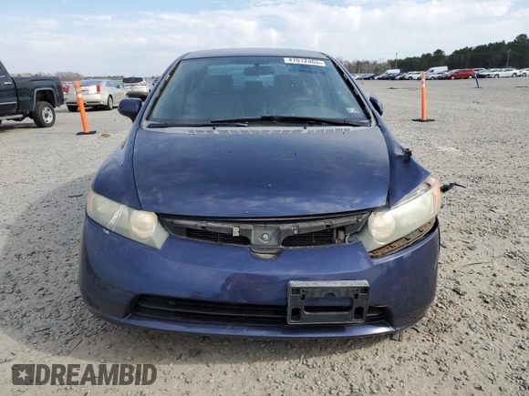 2008 Honda Civic LX with VIN 1HGFA16578L115139, listed as a Copart auction lot 47012465 with 144,960 mi miles and Salvage Title. Bid and sale history available at DreamBid. Image 5.