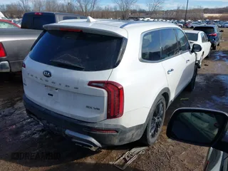 2021 Kia Telluride SX with VIN 5XYP5DHC6MG112193, listed as a IAAI auction lot 41630633 with 52,267 mi miles. Bid and sale history available at carsss.com. Image 4.