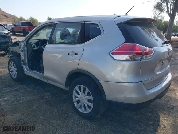 2016 Nissan Rogue S with VIN KNMAT2MVXGP687647, listed as a IAAI auction lot 41421370 with 118,721 mi miles. Bid and sale history available at carsss.com. Image 3.