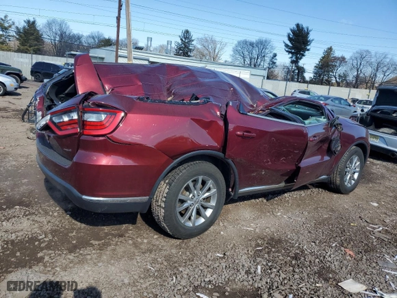 2017 Dodge Durango SXT with VIN 1C4RDJAG3HC961179, listed as a Copart auction lot 46437975 with 49,492 mi miles and Salvage Title. Bid and sale history available at carsss.com. Image 3.