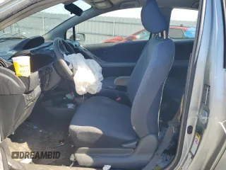 2011 Toyota Yaris with VIN JTDJT4K37B5340908, listed as a Copart auction lot 47574995 with 0 mi miles and Salvage Title. Bid and sale history available at carsss.com. Image 7.