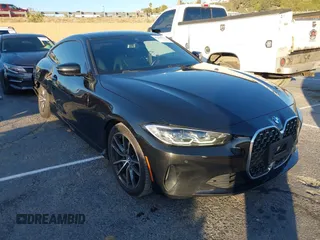 2022 BMW 4 Series 430i xDrive with VIN WBA73AP00NCJ16822, listed as a IAAI auction lot 41329235 with 30,570 mi miles and . Bid and sale history available at DreamBid. Image 1.