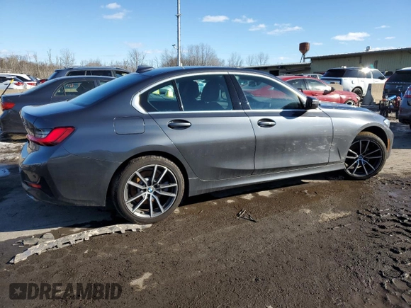 2021 BMW 3 Series 330i xDrive with VIN 3MW5R7J06M8B85005, listed as a Copart auction lot 45210325 with 52,240 mi miles and Salvage title. Bid and sale history available at DreamBid. Image 3.