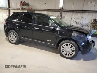 2008 Lincoln MKX with VIN 2LMDU88C98BJ12745, listed as a Copart auction lot 50381385 with 124,532 mi miles and Salvage Title. Bid and sale history available at carsss.com. Image 4.