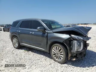 2020 Hyundai Palisade Limited with VIN KM8R54HE7LU044666, listed as a Copart auction lot 52845295 with 91,257 mi miles and Salvage title. Bid and sale history available at DreamBid. Image 4.