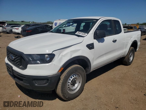2022 Ford Ranger XL with VIN 1FTER1EH2NLD24900, listed as a Copart auction lot 56401535 with 85,452 mi miles and Salvage title. Bid and sale history available at DreamBid. Image 1.