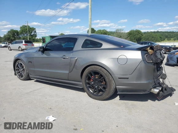 2013 Ford Mustang GT with VIN 1ZVBP8CF5D5240282, listed as a Copart auction lot 58381595 with 56,915 mi miles and Clean title. Bid and sale history available at DreamBid. Image 2.