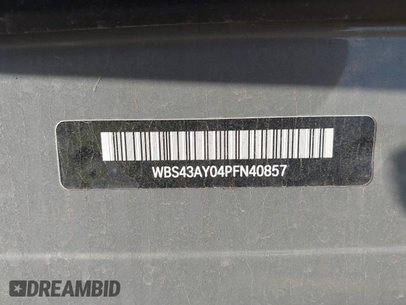 2023 BMW M3 Competition xDrive z VIN WBS43AY04PFN40857, wystawiony jako IAAI lot #41127516 z przebiegiem 15 409 mil mil oraz . Historia ofert i sprzedaży dostępna na DreamBid. Obrazek 9.